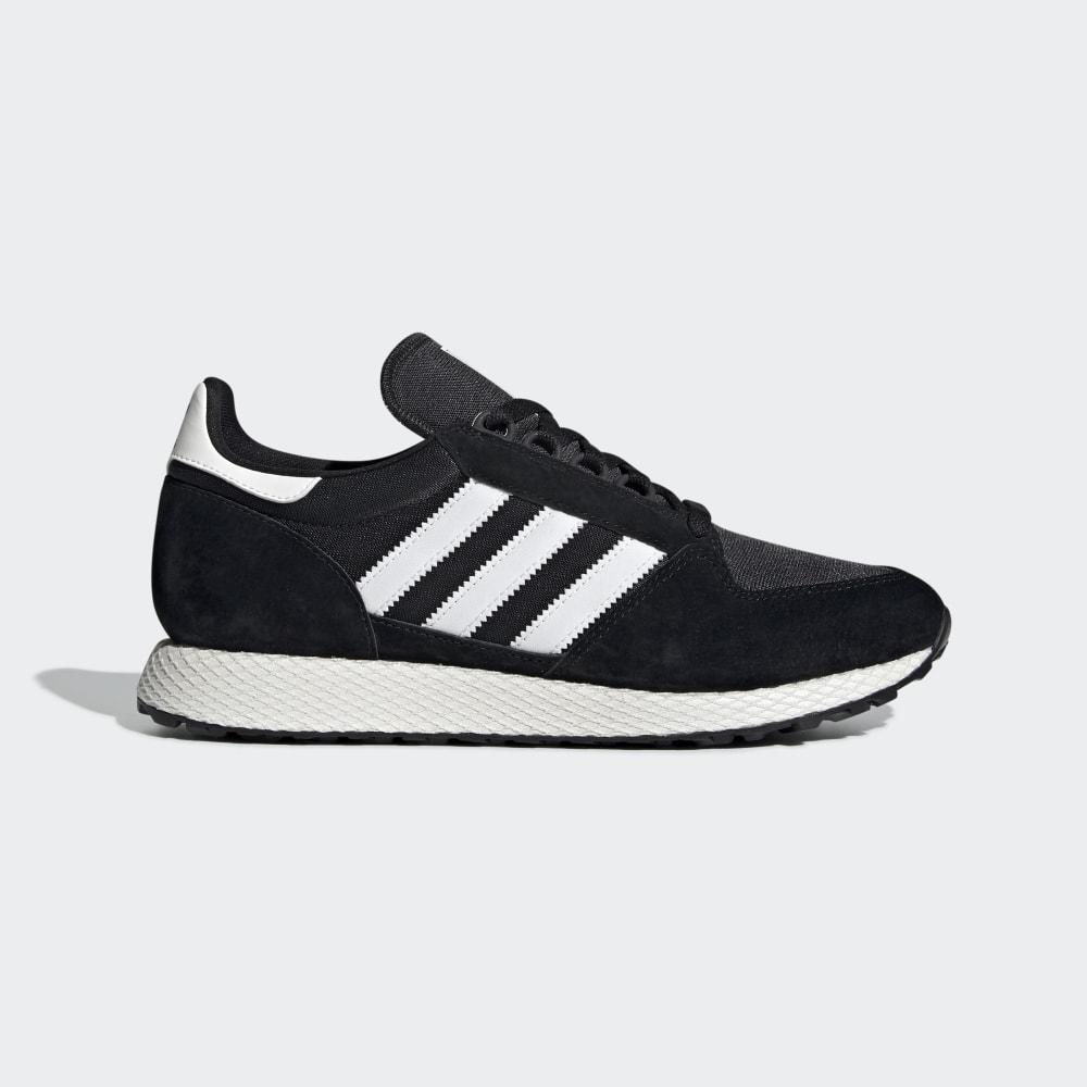 Adidas Men's Forest Grove Originals Shoes Black/White Ireland EE5834